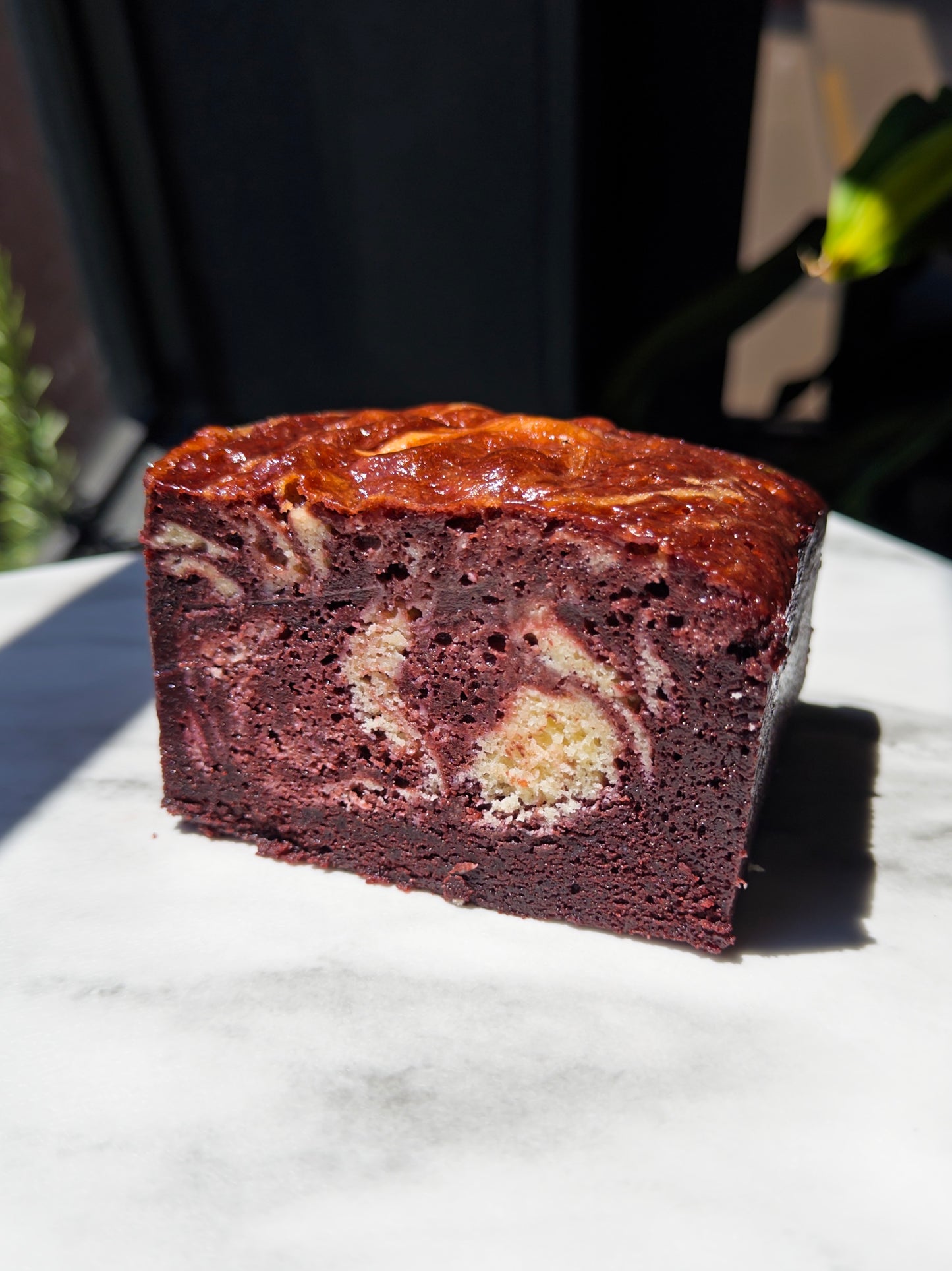 Red Velvet Marble Loaf