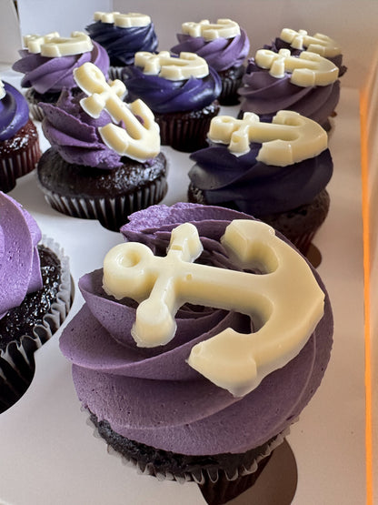 Assorted Fremantle Dockers Cupcakes (12)