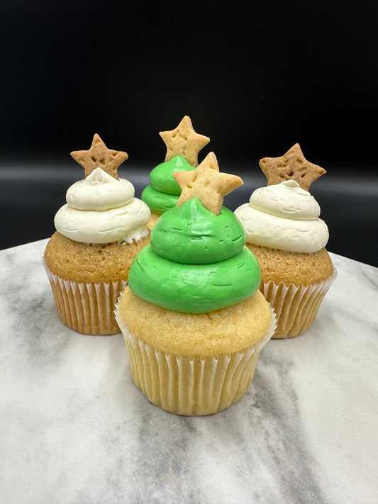 Christmas Tree Cupcakes (12)