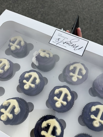 Assorted Fremantle Dockers Cupcakes (12)